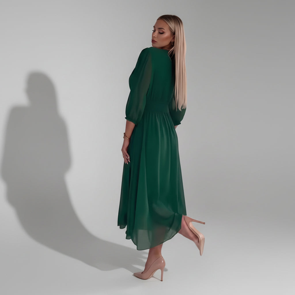 Abigail | Light Silk Chiffon Dress