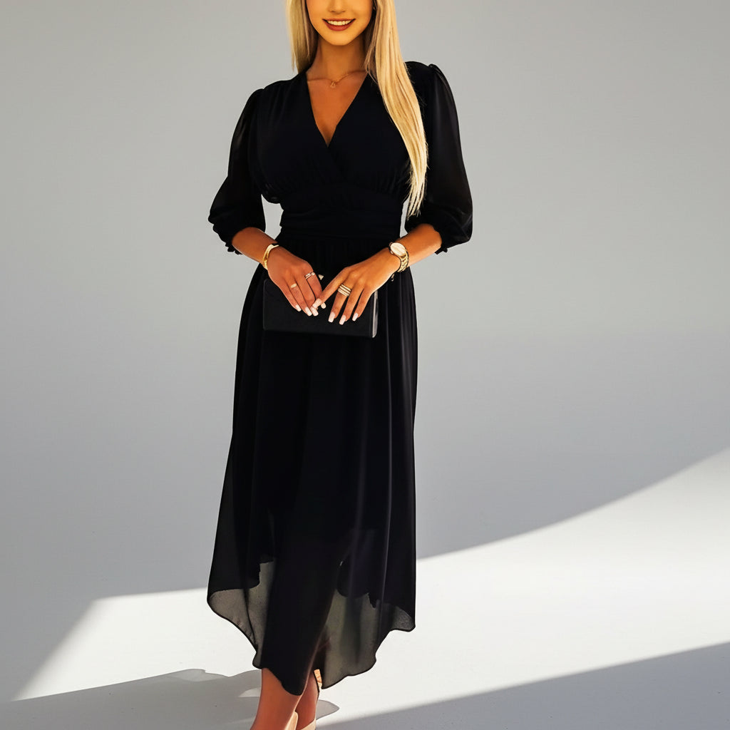 Abigail | Light Silk Chiffon Dress