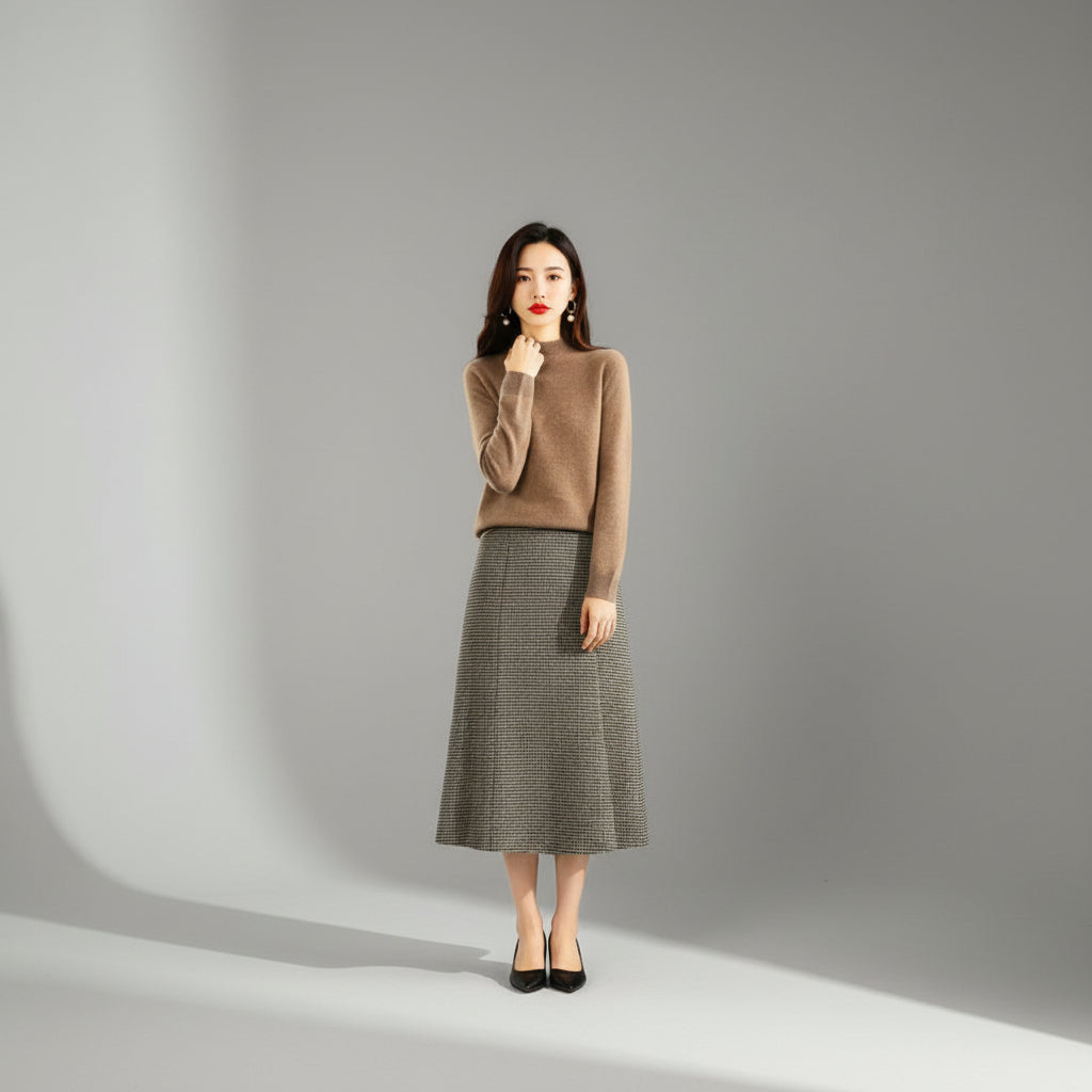 Claire | Cashmere Turtleneck Sweater