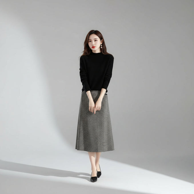 Claire | Cashmere Turtleneck Sweater