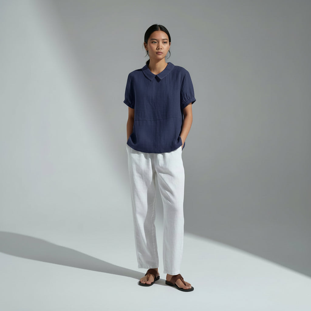 Amalie - Elegant Cotton Shirt