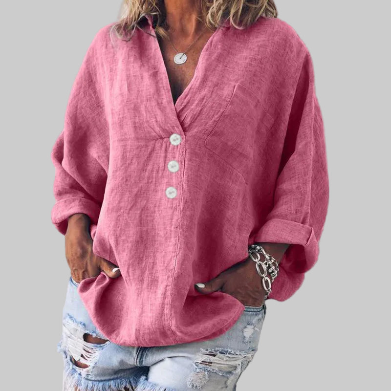 Maeve | Stylish Cotton-Linen Pullover