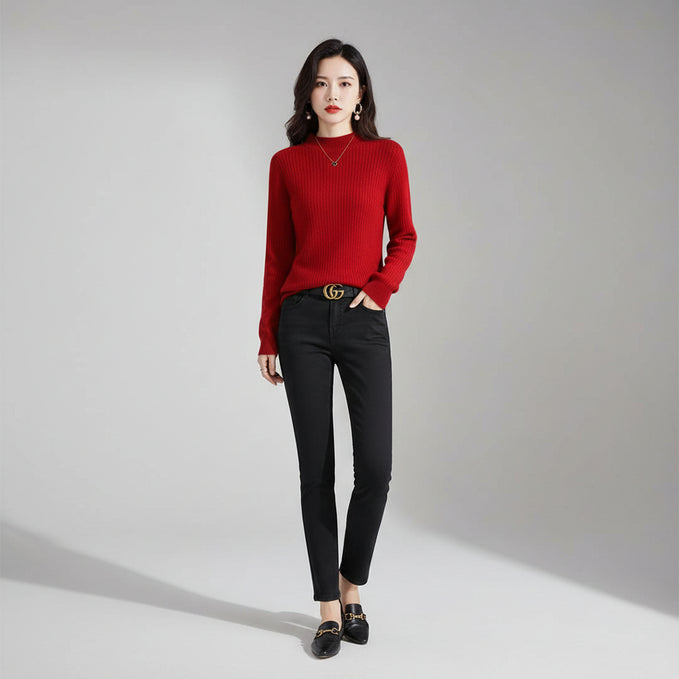 Claire | Cashmere Turtleneck Sweater