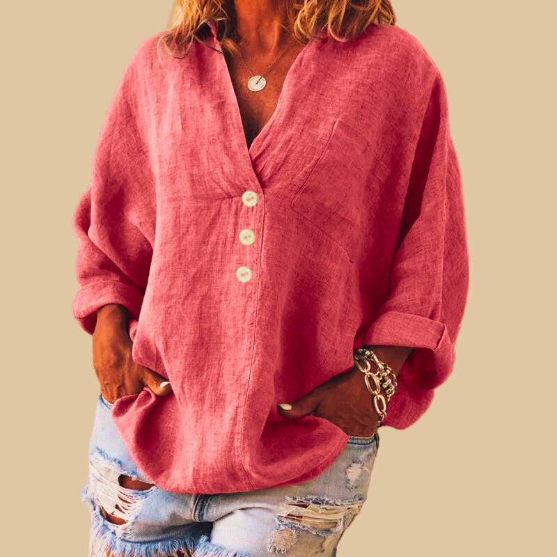 Maeve | Stylish Cotton-Linen Pullover