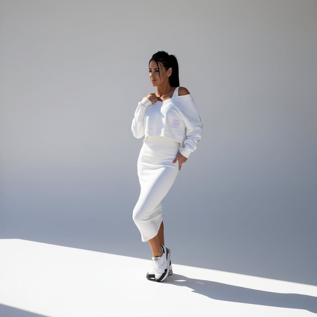 Andrea | Summer Sweatshirt and Dress Set