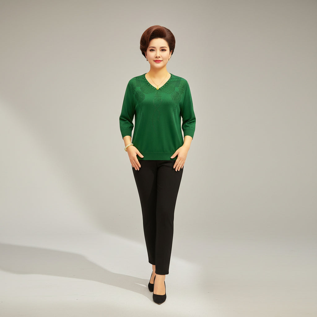 Beth | Winter Elegance Top