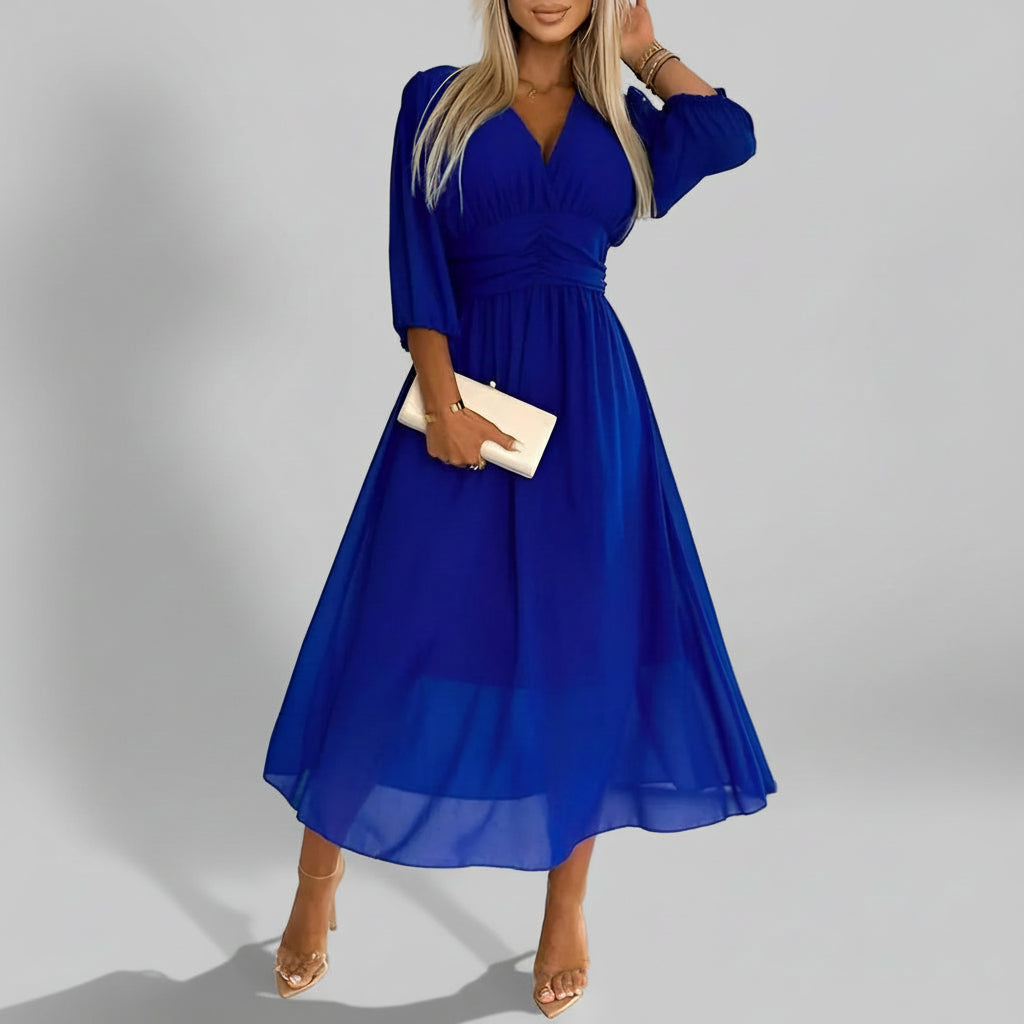 Abigail | Light Silk Chiffon Dress