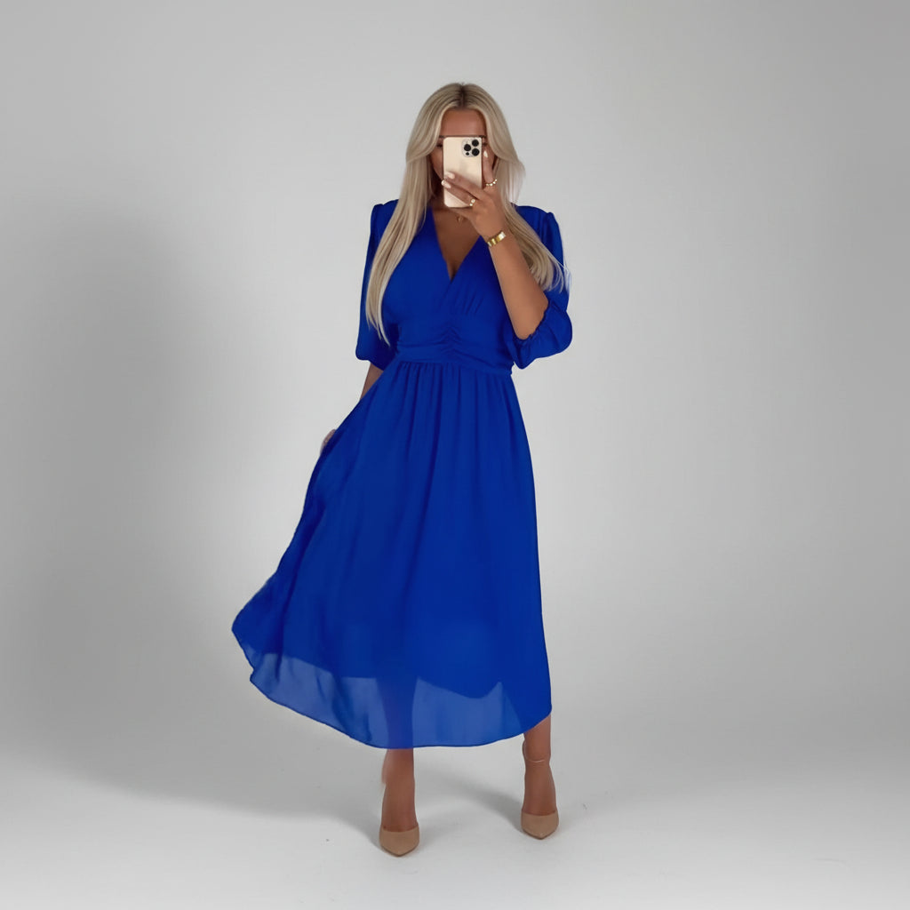 Abigail | Light Silk Chiffon Dress