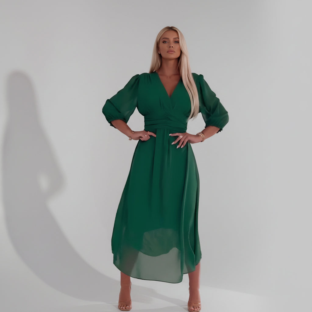 Abigail | Light Silk Chiffon Dress